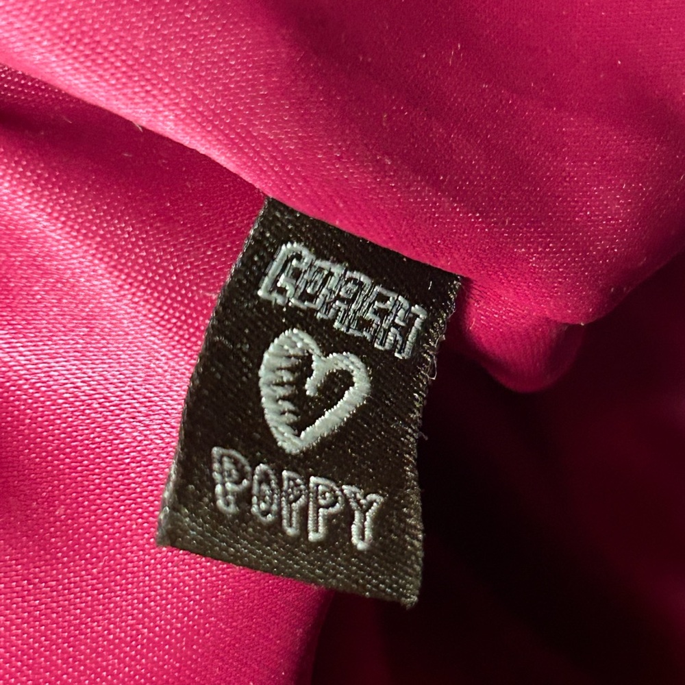 Coach Poppy Black Quilted Liquid Leather Bag w/Chain Straps Approx. 15 x 13.5 - Picture 15 of 17